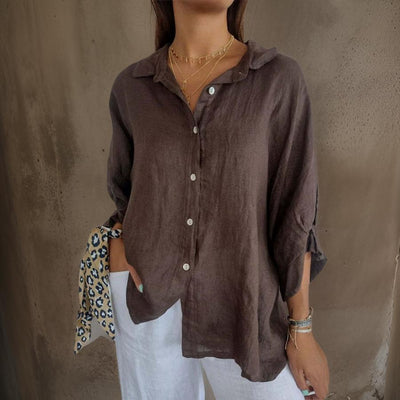 Linda - Elegante Linnen Blouse