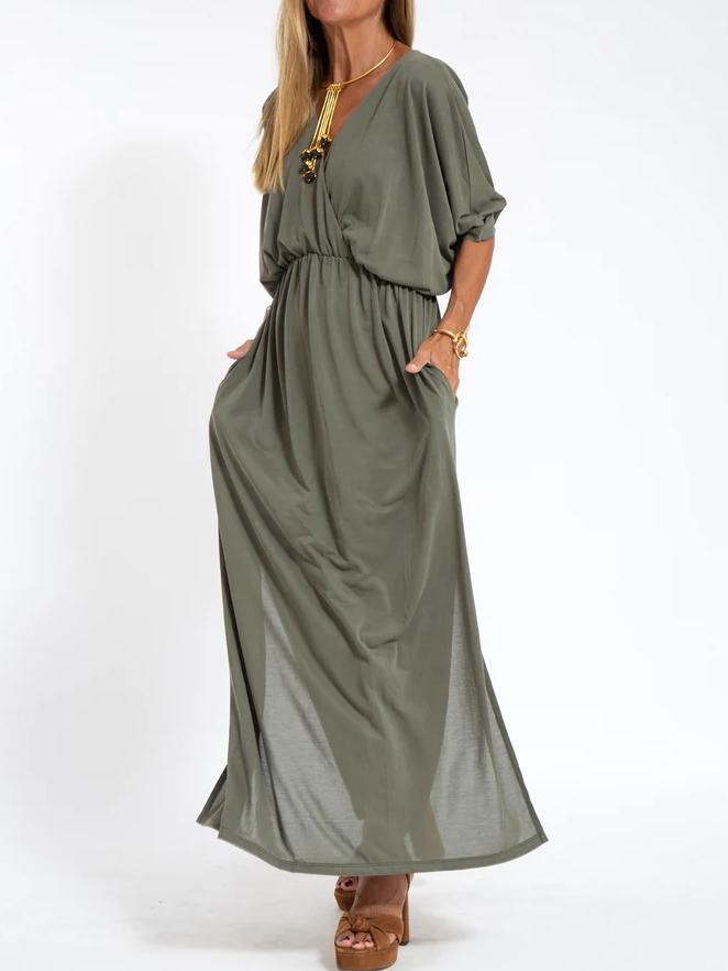 Amélie - Casual Jurk met V-Hals