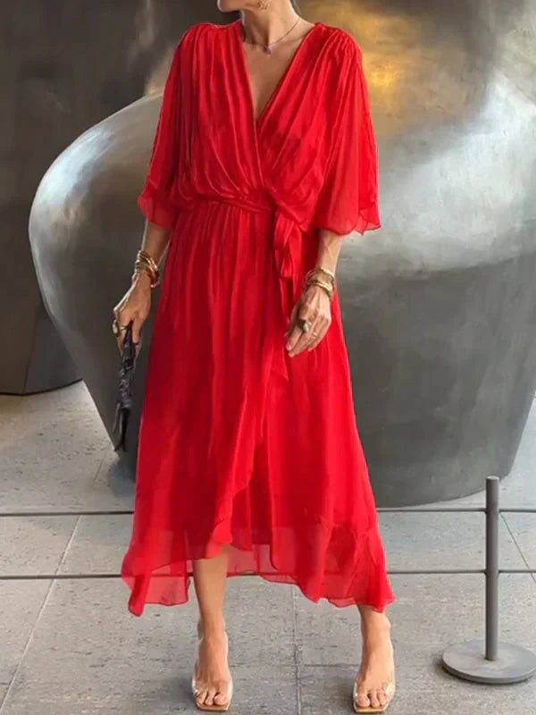 Monica - Elegante Vloeiende Jurk