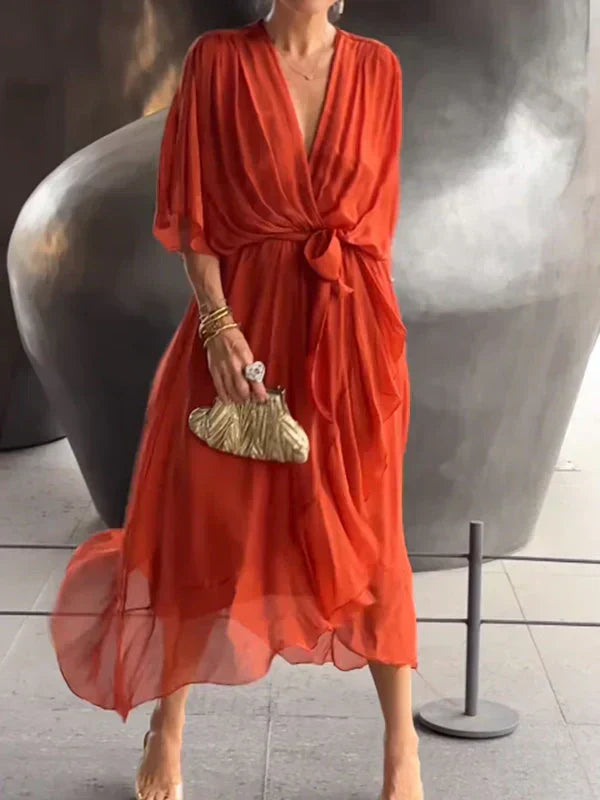 Monica - Elegante Vloeiende Jurk