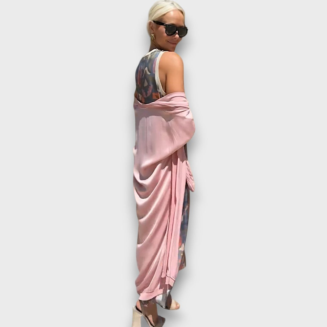 Elveria - Maxi jurk met cardigan