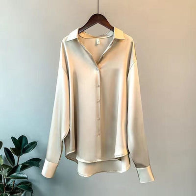Margot - Elegante Satijnen Blouse