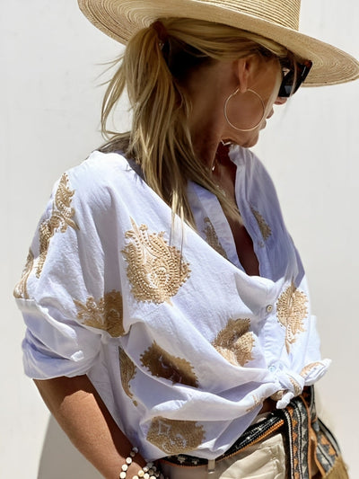 Simone - Blouse Chique Stijl Ibiza