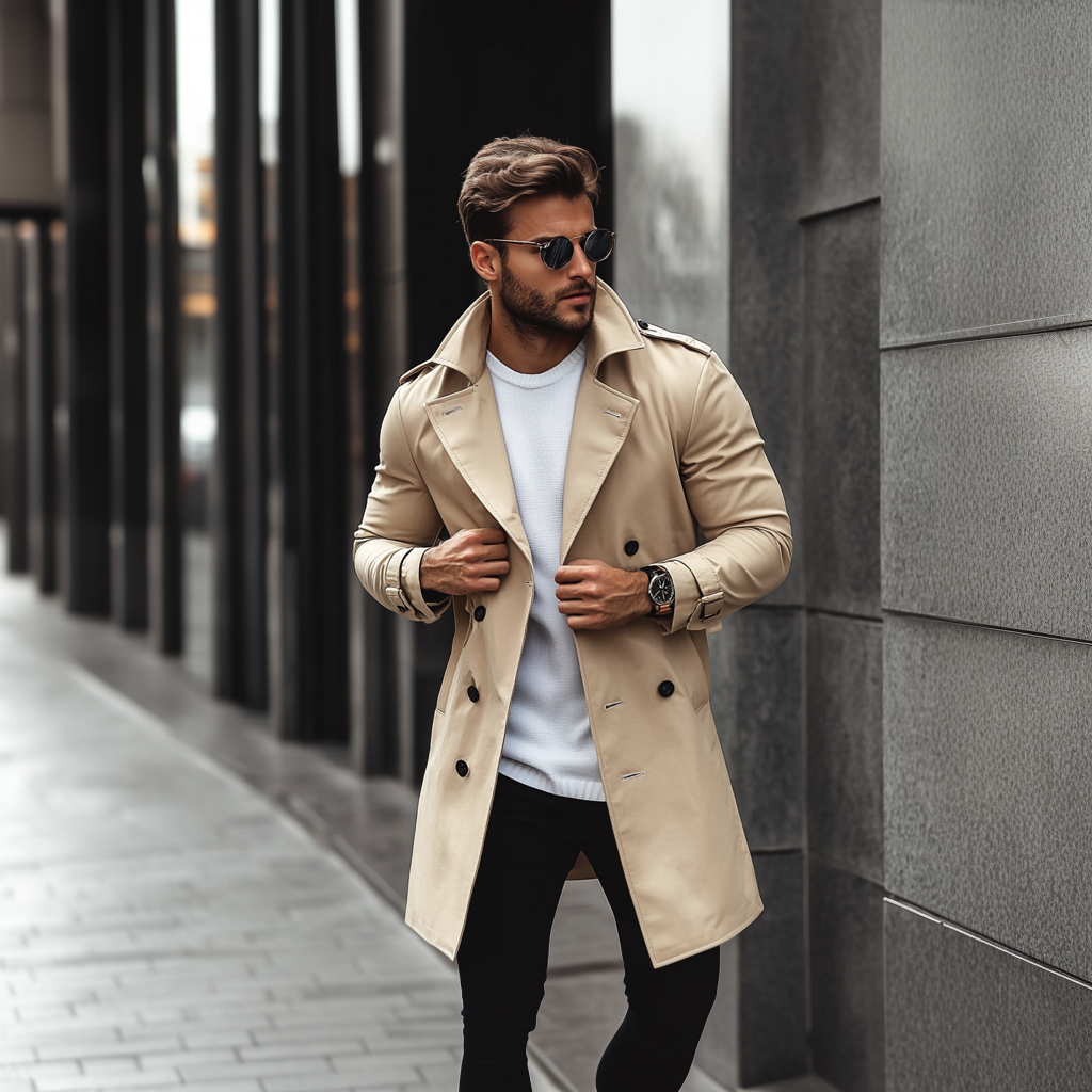 Noah - Elegante Lange Mantel
