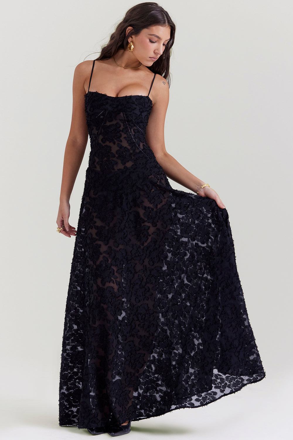 Paulette - Elegante Lange Jurk