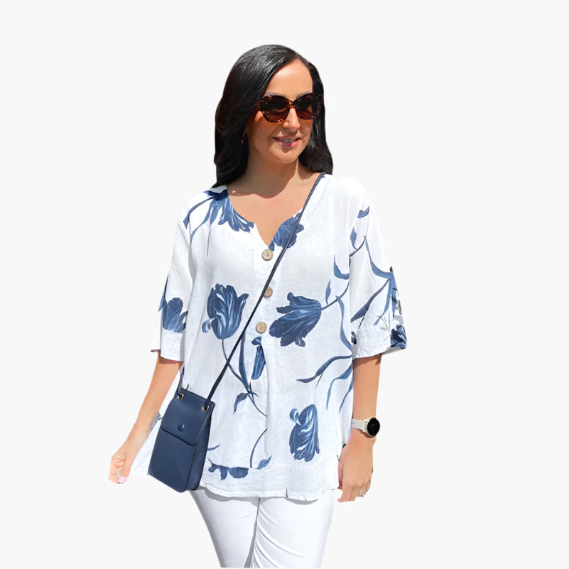 Alyssa - Elegante Loose Fit Top