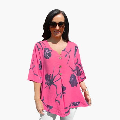 Alyssa - Elegante Loose Fit Top