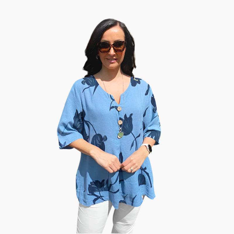 Alyssa - Elegante Loose Fit Top