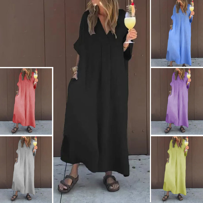 Alessia - Casual Jurk met V-hals
