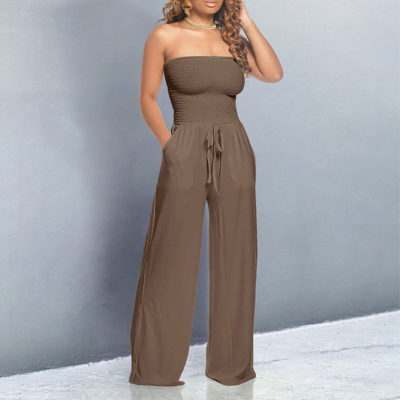 Denise - Elegante Vloeiende Jumpsuit