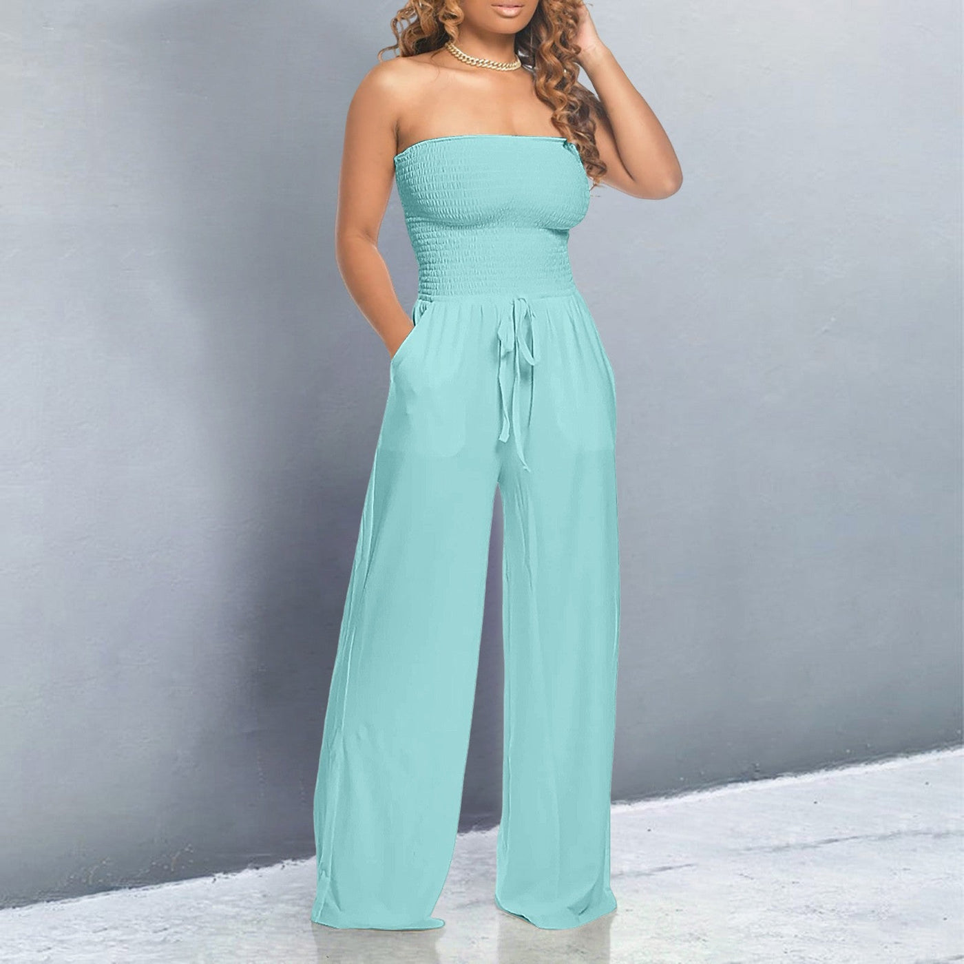 Denise - Elegante Vloeiende Jumpsuit