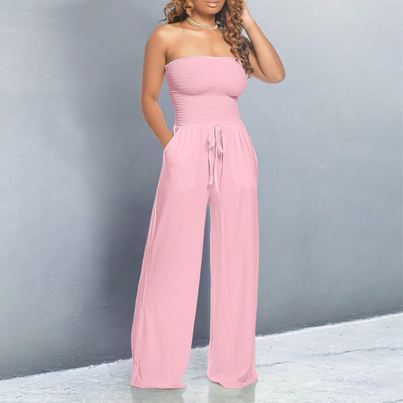 Denise - Elegante Vloeiende Jumpsuit