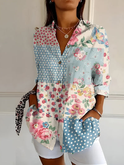 Melodie - Elegante Bloemenblouse