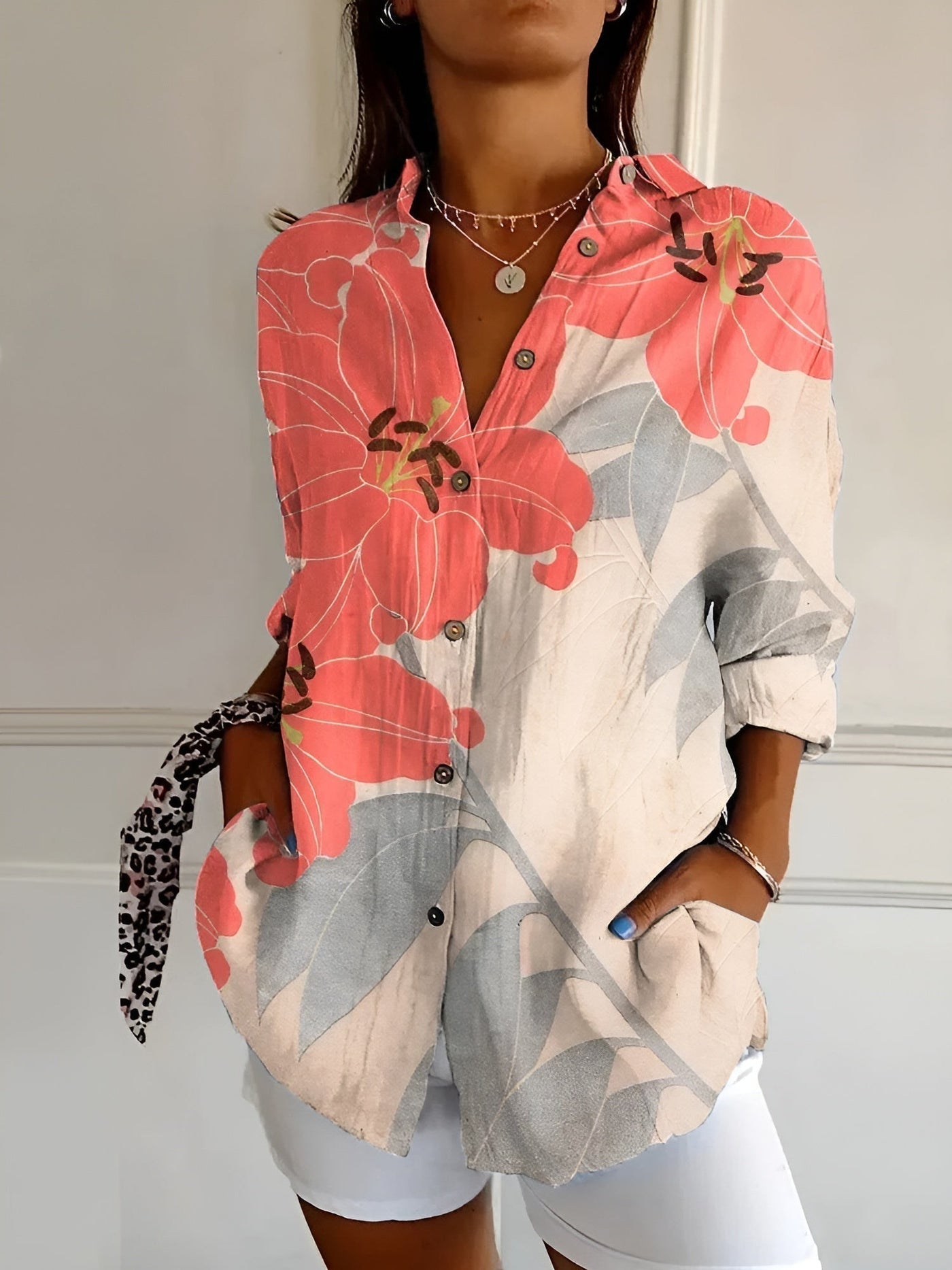 Melodie - Elegante Bloemenblouse