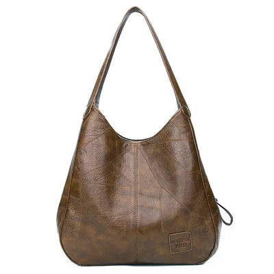 Gaia - Tijdloze Leren Handtas